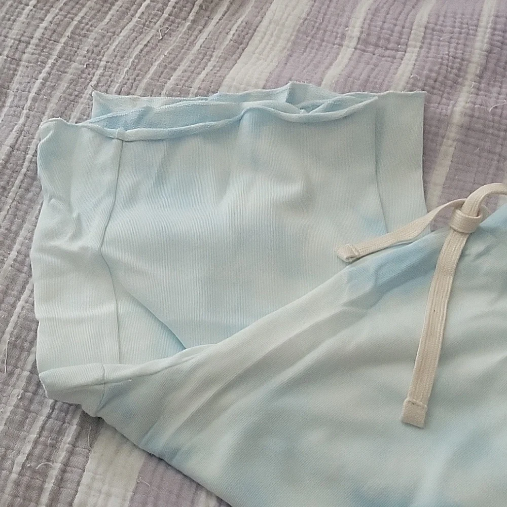 NWT GAP Light Blue Tiedye Pants - Picture 4 of 4